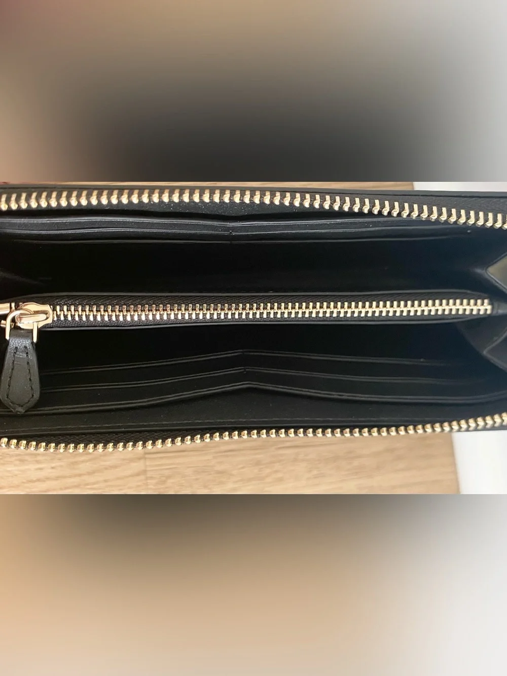 KATE SPADE Spencer Metallic Dot Slim Continental Wallet